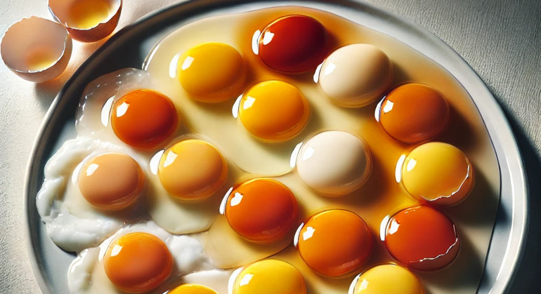 Egg Yolk Colours