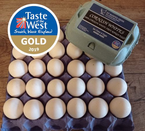 Cornish White Eggs Delivered