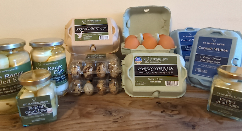 Eggs for Cornwalls delivery